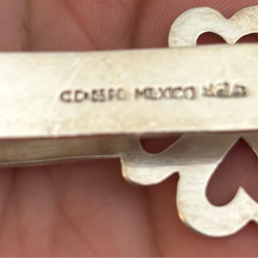 Sterling Silver 4 leaf clover imported money clip. Accessory